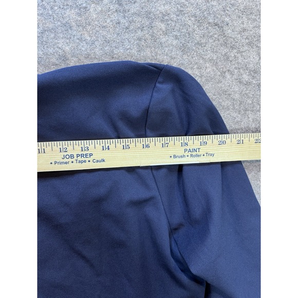 IMAN Women 1X Cardigan Blue Long Sleeve Chic Pullover Work Office Wear Stretch - Picture 3 of 8